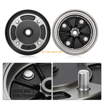 2 x Rear Brake Drums for Kawasaki Mule 2510 3000 3010 3020 4000 4010