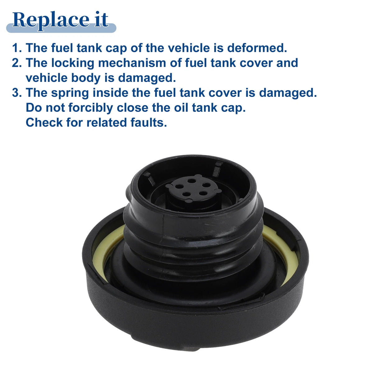 Locking Gas Cap Fuel Tank Cap with Keys for Acura MDX (2005-2011)