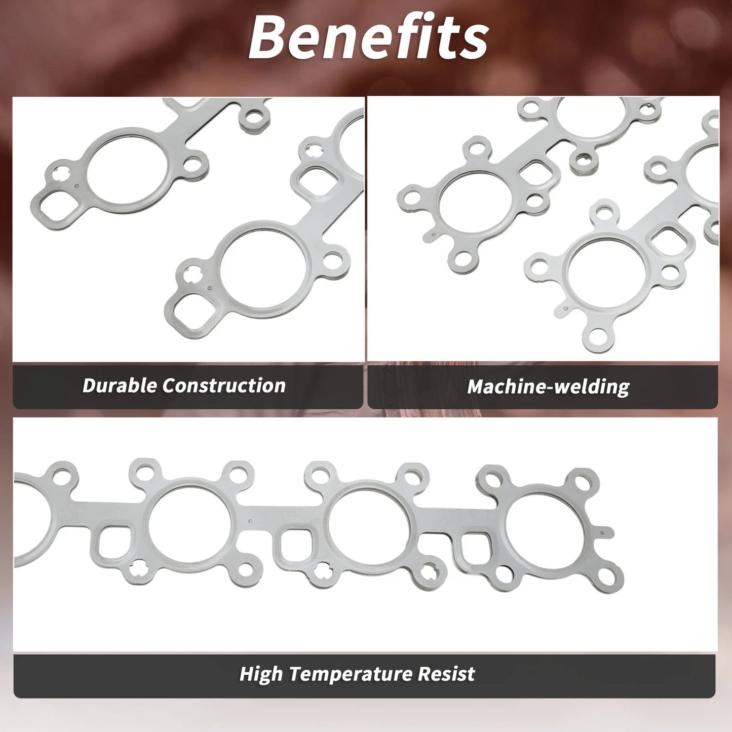 Exhaust Manifold Header Gaskets for Toyota Land Cruiser (2008-2021)