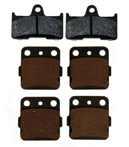 Front & Rear Semi-Metallic Brake Pads for Yamaha Grizzly 660 4x4 (2002–2008)