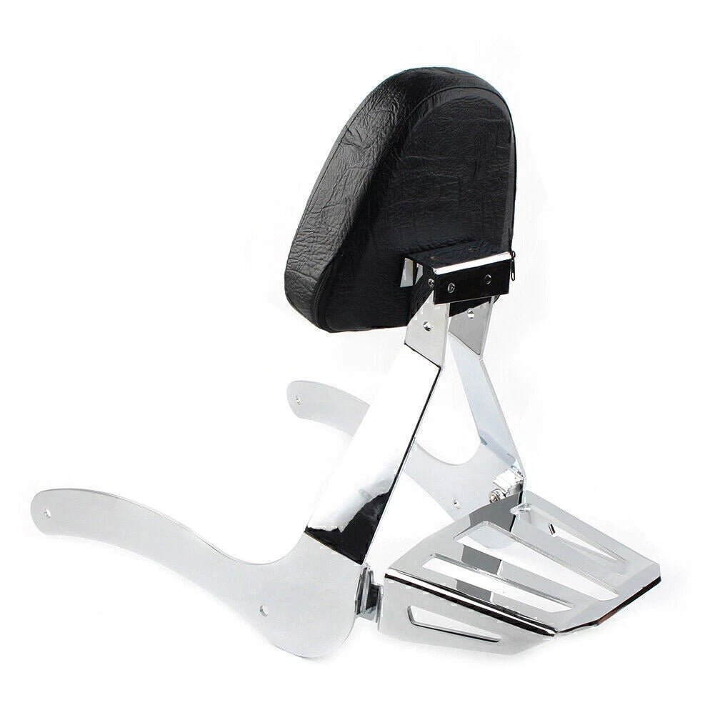 Sissy Bar Passenger Backrest Pad + Mounting Spools for Indian Scout (2019-2020)