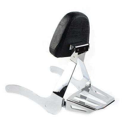 Sissy Bar Passenger Backrest Pad + Mounting Spools for Indian Scout (2019-2020)