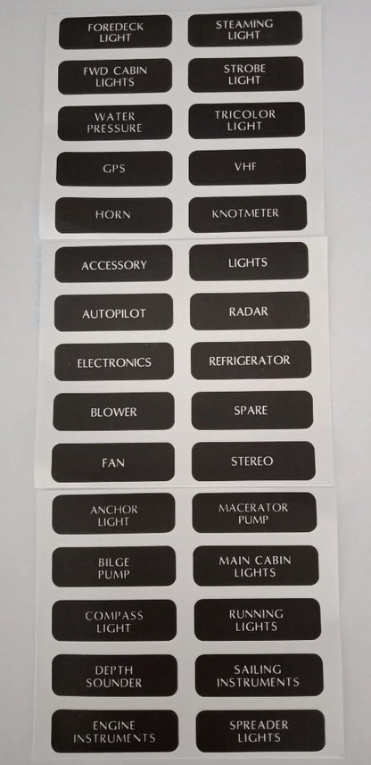 12V 6 Switch Panel Weatherproof Black Textured Alloy Pre-Wired