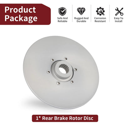 Rear Brake Rotor Disc for Polaris Sport 400L/Trail Boss 250/300/Trail Blazer 250
