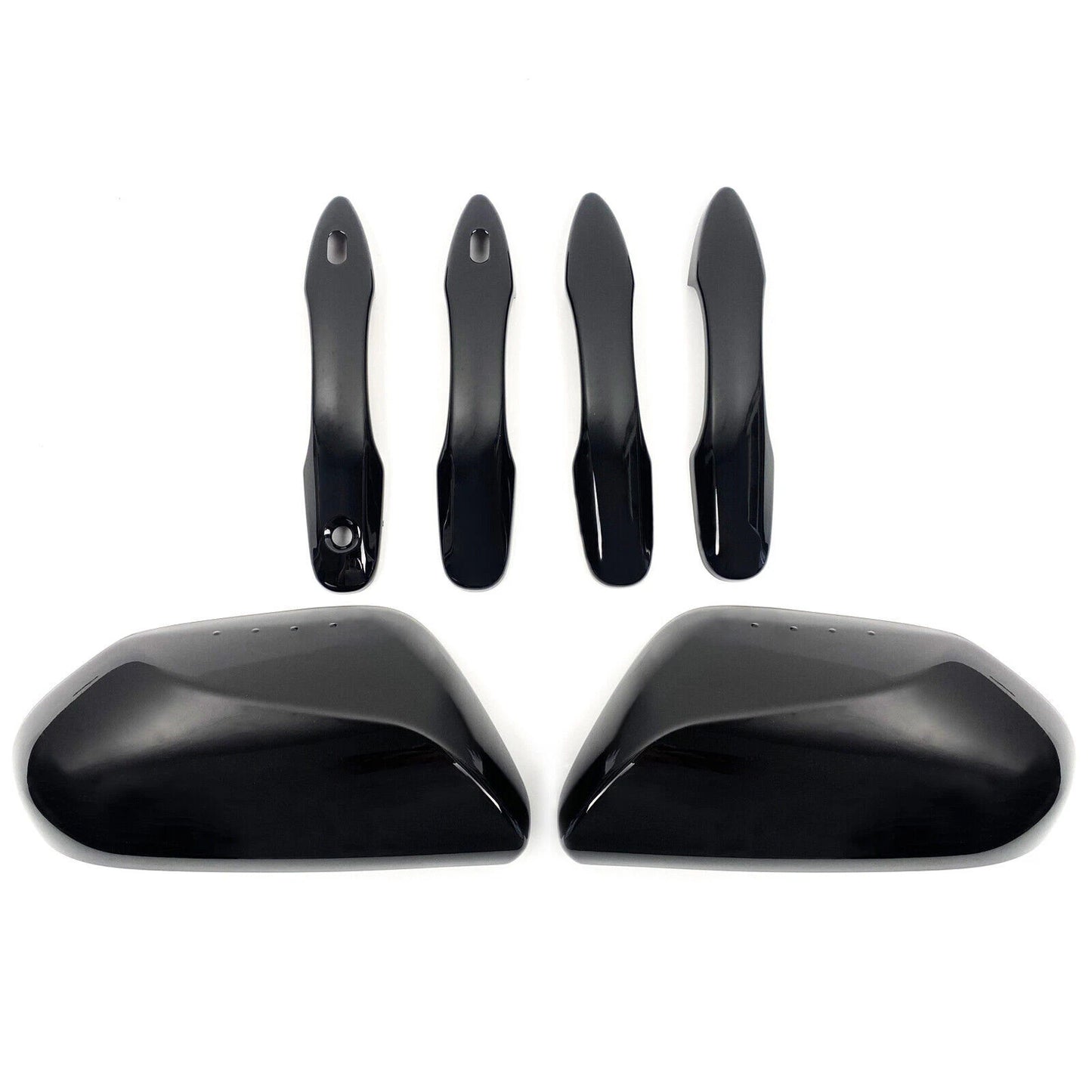 Black Mirror Covers & Door Handle Covers for 2018-2023 Toyota Camry
