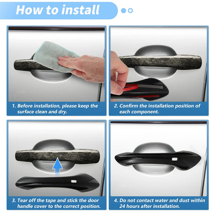 Door Handle Cover Protector for Chevrolet Trax (2024-2025) Glossy Black