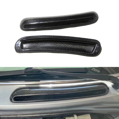 Carbon Fiber Front Hood Air Vent Grille Kits Fit for Mini Cooper R50 R52 R53