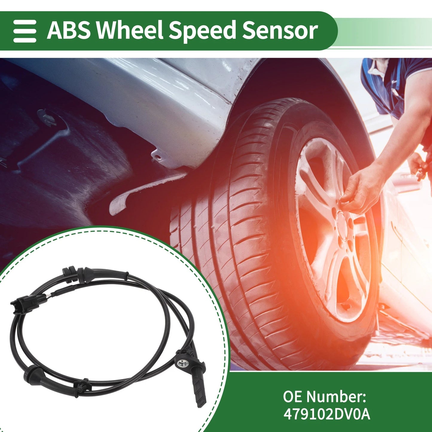 ABS Wheel Speed Sensor for Nissan Sylphy II (2005-2012)