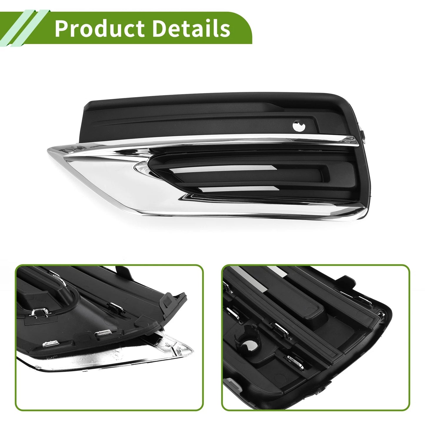 Left Front Fog Light Grill for Volvo XC90 (2020-2021)