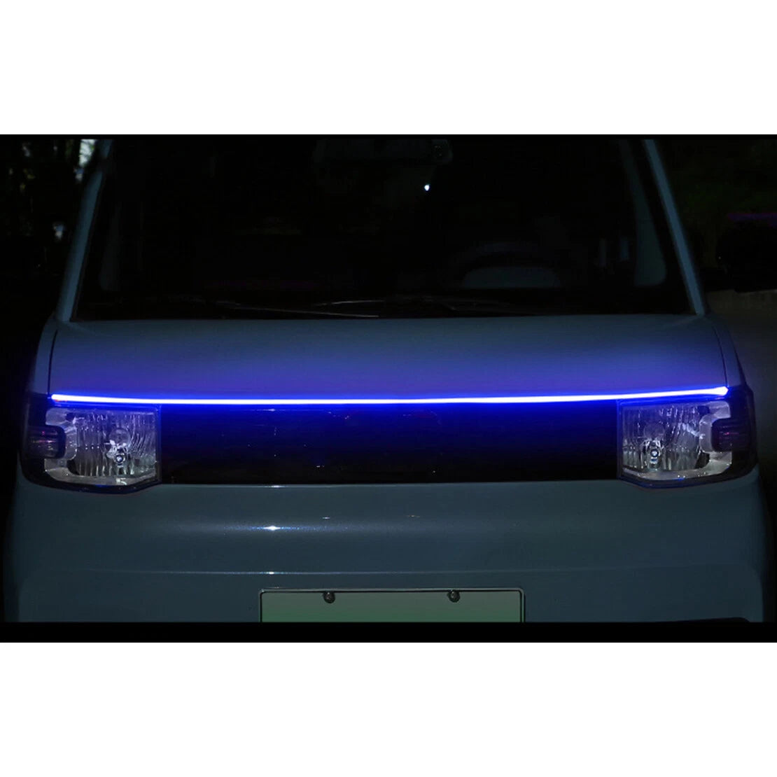 120cm Flexible Blue LED DRL Day Running Light Strip for Universal Car