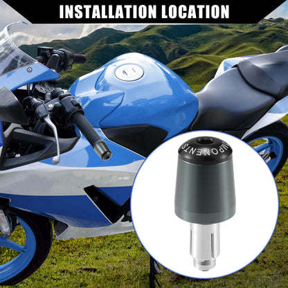 Motorcycle Handlebar End Plug Grips 7/8" for Honda