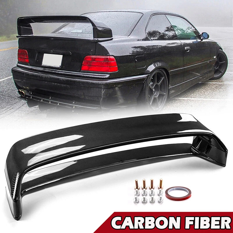 US Carbon Black Rear Trunk Spoiler Wing for BMW 3 Series E36 M3 (1992-1998)
