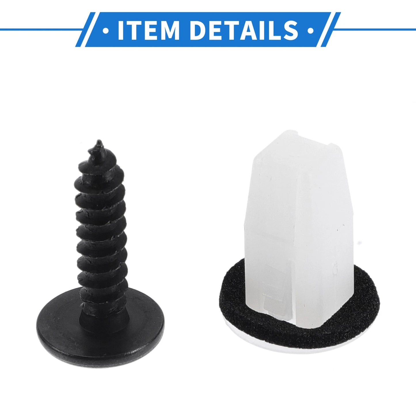 10 x Car Fender Liner Splash Shield Bumper Cover Screws for Honda Accord (2003-2007)