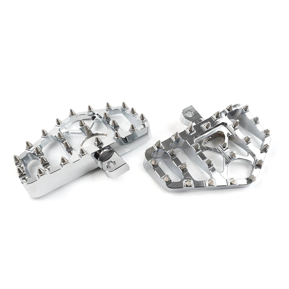 Wide MX Style Foot Pegs for Harley Touring Sportster Softail Dyna