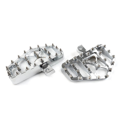 Wide MX Style Foot Pegs for Harley Touring Sportster Softail Dyna