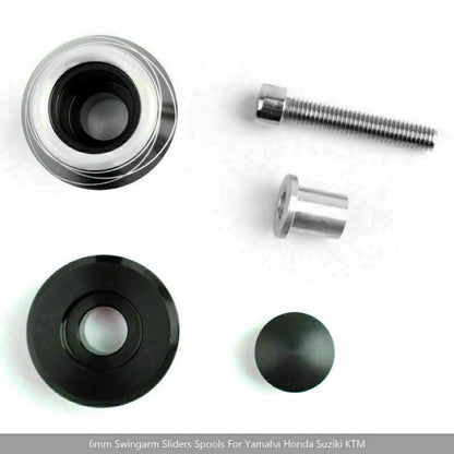 2 x CNC Vibration Damper Swing Arm Spools for Universal