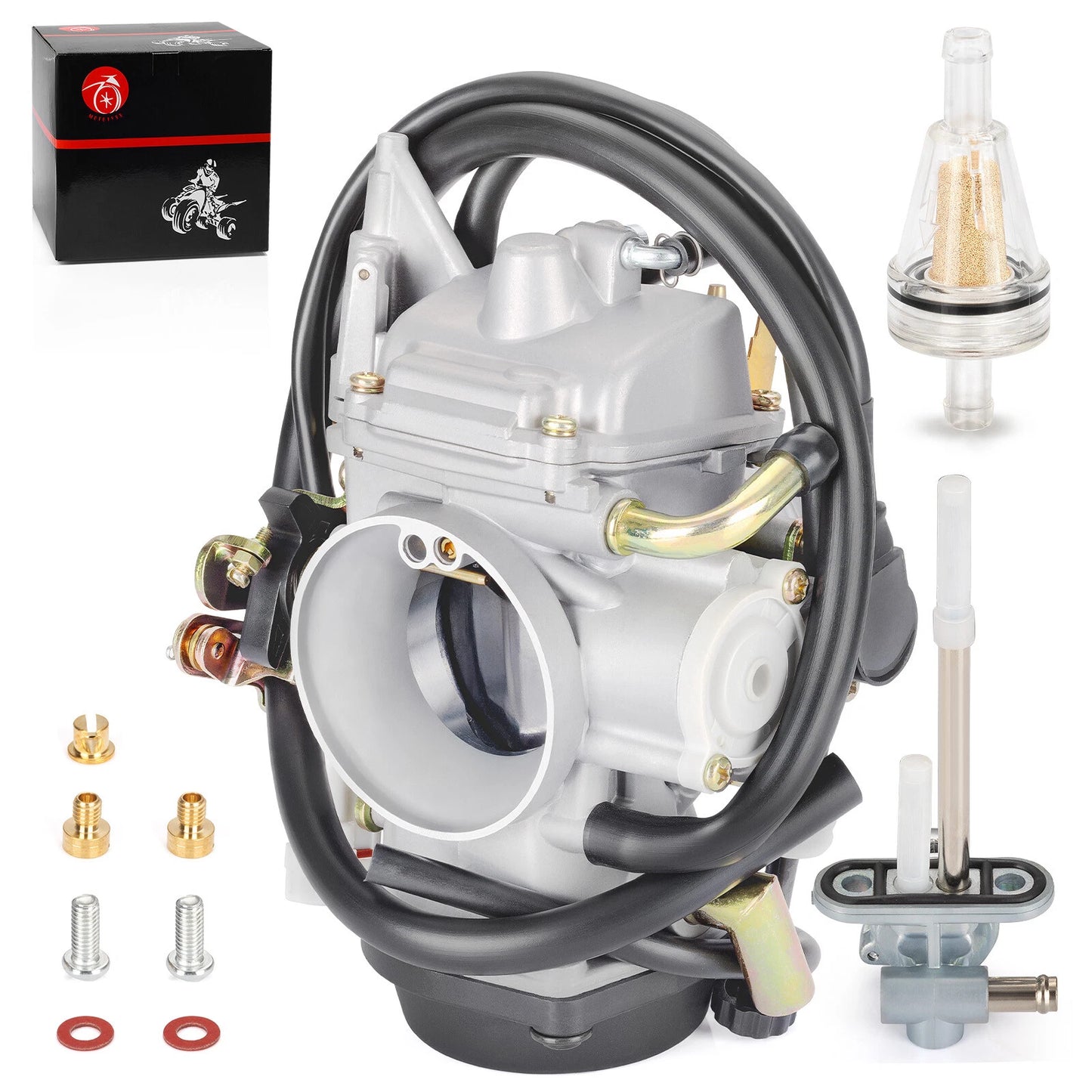 Carburetor Carb & Fuel Pectcock for Yamaha Road Star XV1600 XV1700 (1999–2007)