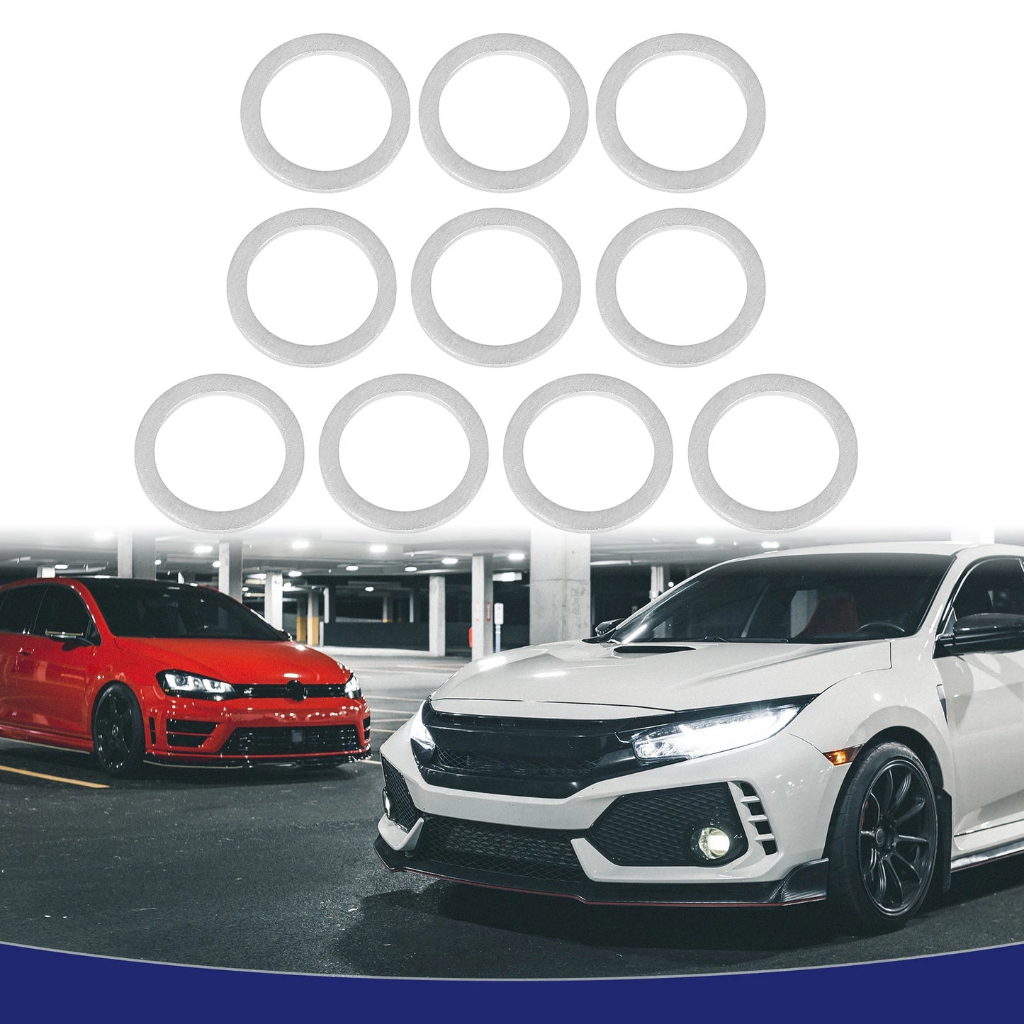 10 x Oil Drain Plug Gaskets for Toyota
