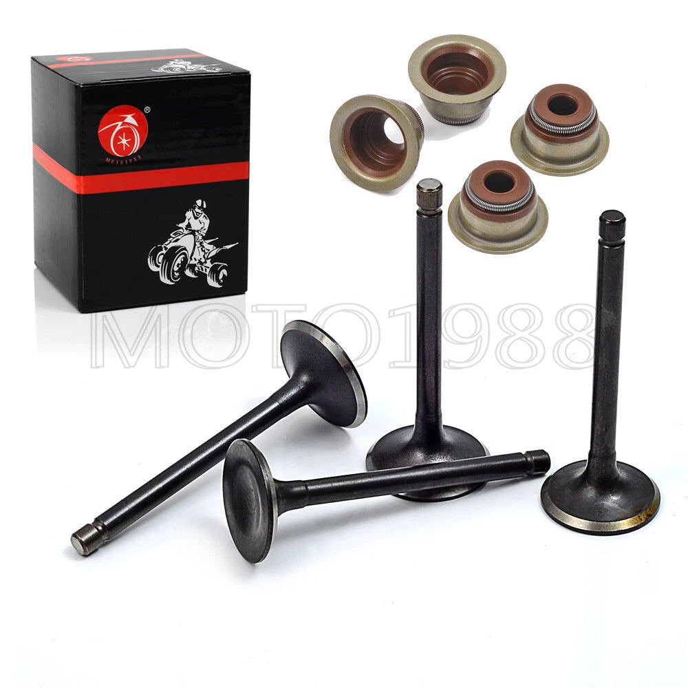 Intake & Exhaust Valves & Stem Seals for Ezgo 4 Stroke 295/350cc (1996–2026)