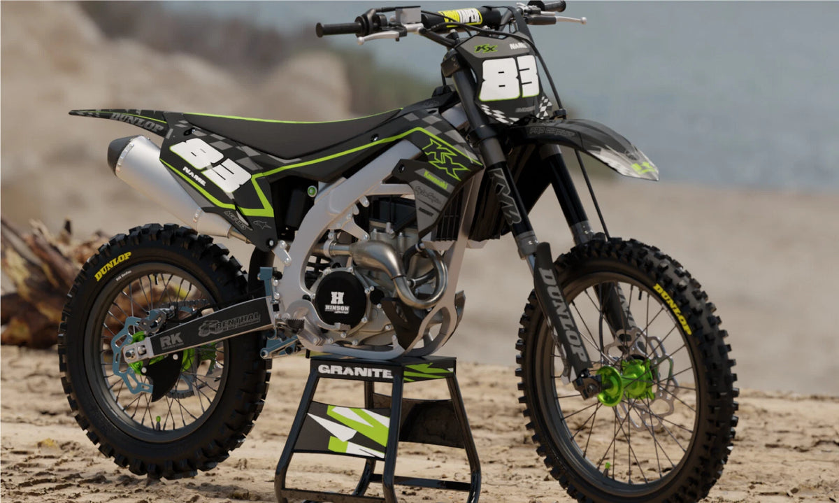 Kawasaki KLX 140 2019-2026 Granite Style Decals Stickers Graphics