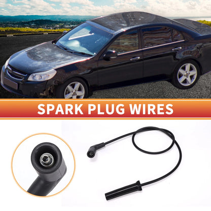 6 Pcs Spark Plug Wire Ignition Coil Cable for Chevrolet Impala (2006-2009)