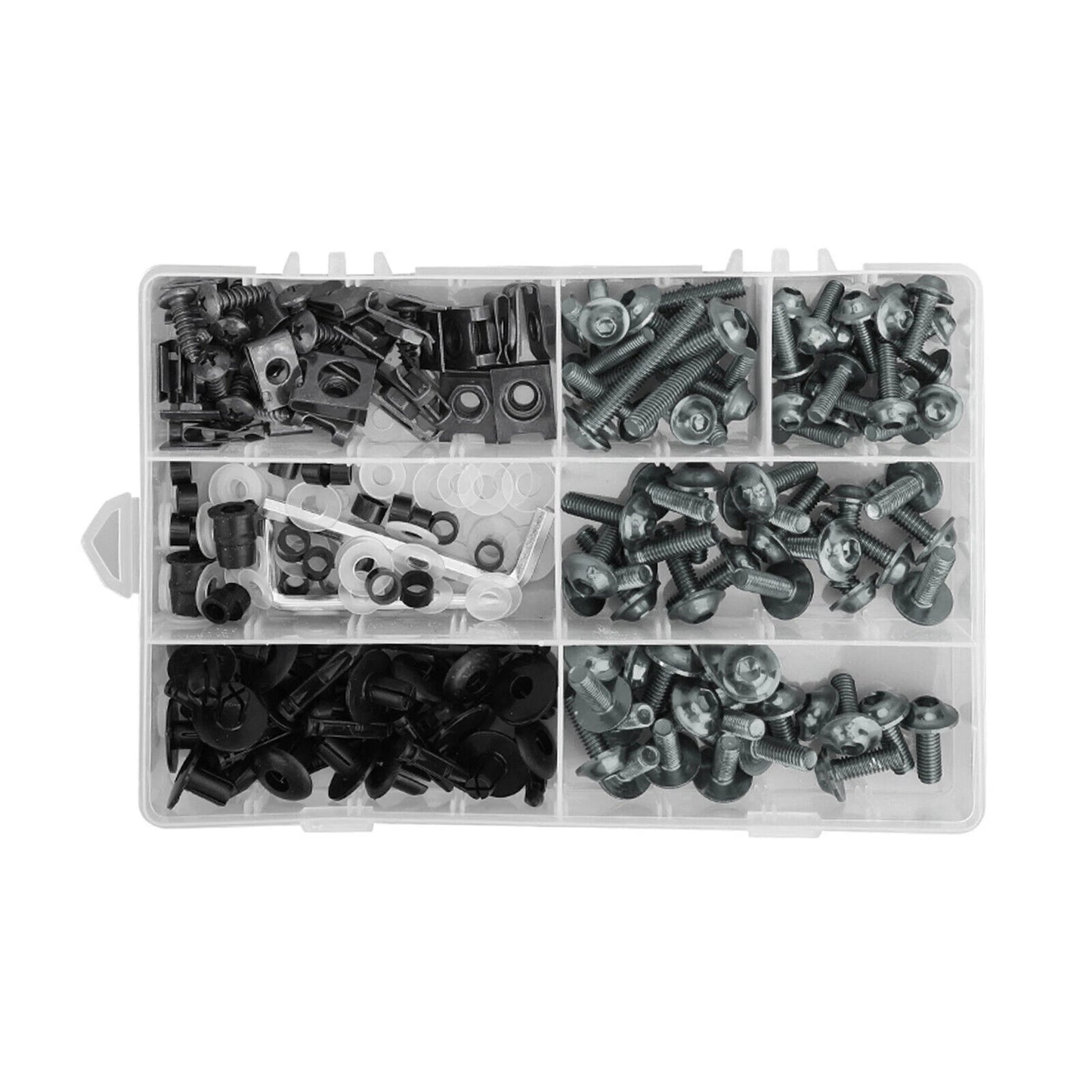 198 x Titanium Fairing Bolts & Clamps