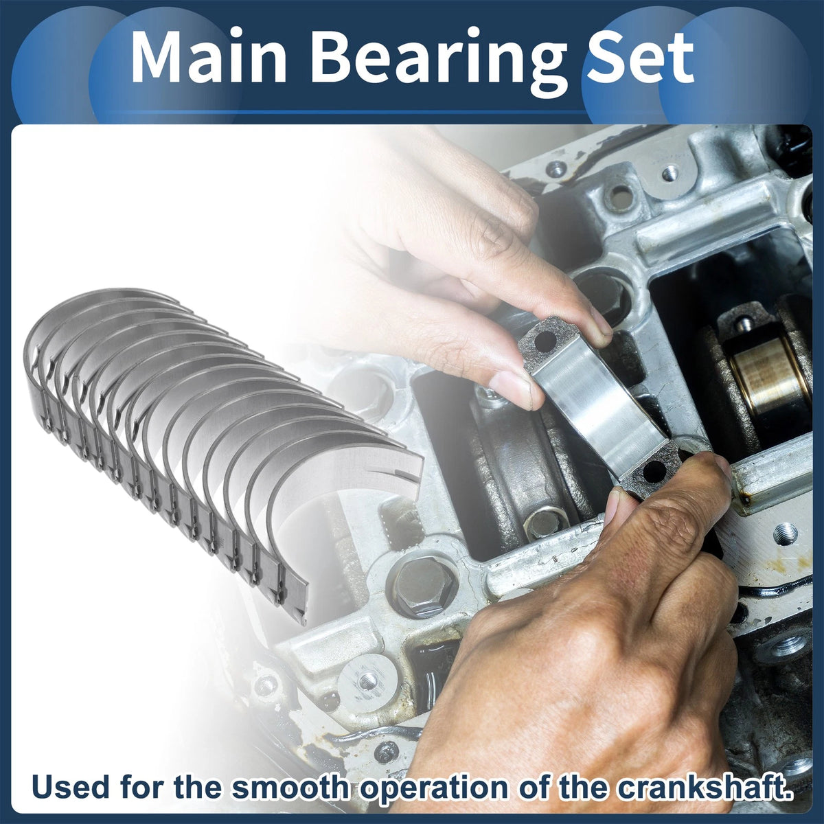 Main Bearing Set for Nissan Safari (1992-2002) - 14 Pcs