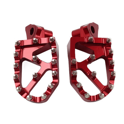 Red CNC Foot Pegs for Honda CR50 CR125R CR250R (1995-2001) 2 x Rests Pedals