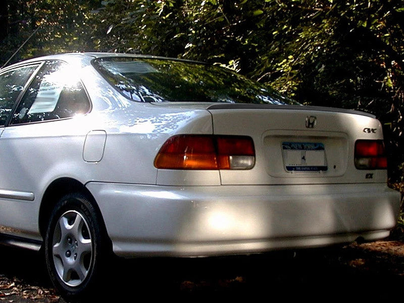 Boot Lip Spoiler for Honda Civic 6th Coupe Sedan Silver (1996-2000)