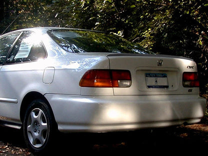 Boot Lip Spoiler for Honda Civic 6th Coupe Sedan Silver (1996-2000)