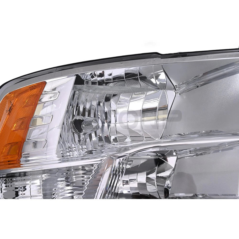 Chrome Quad Headlight Passenger Side RH for Dodge Ram (2009–2018)