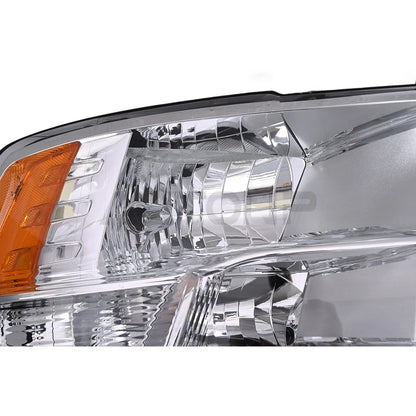 Chrome Quad Headlight Passenger Side RH for Dodge Ram (2009–2018)