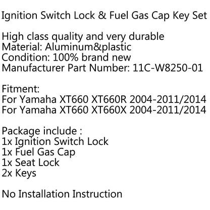 Ignition Lock Cylinder for Yamaha XT660 R/X (2004-2011)