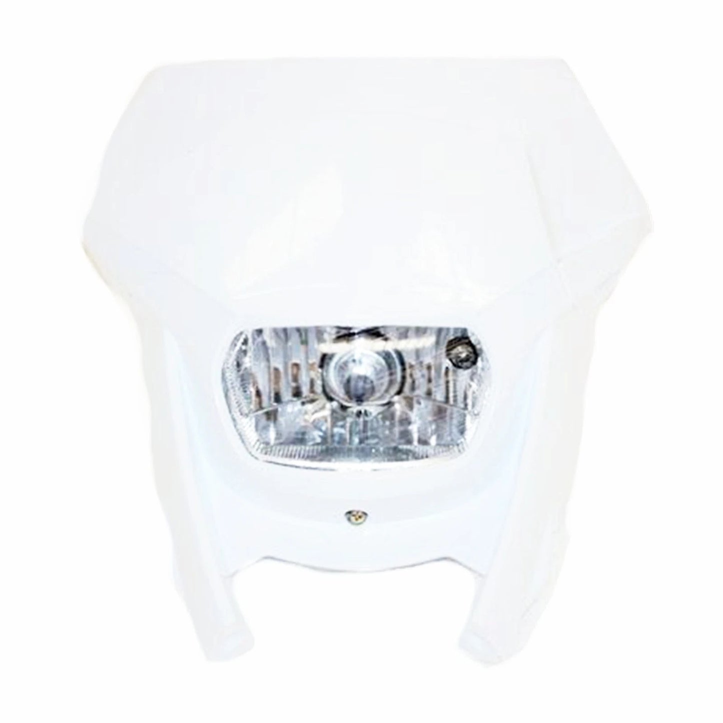 WHITE Head Light Lamp + Strip for PIT Trail Dirt Motorcycle Bike