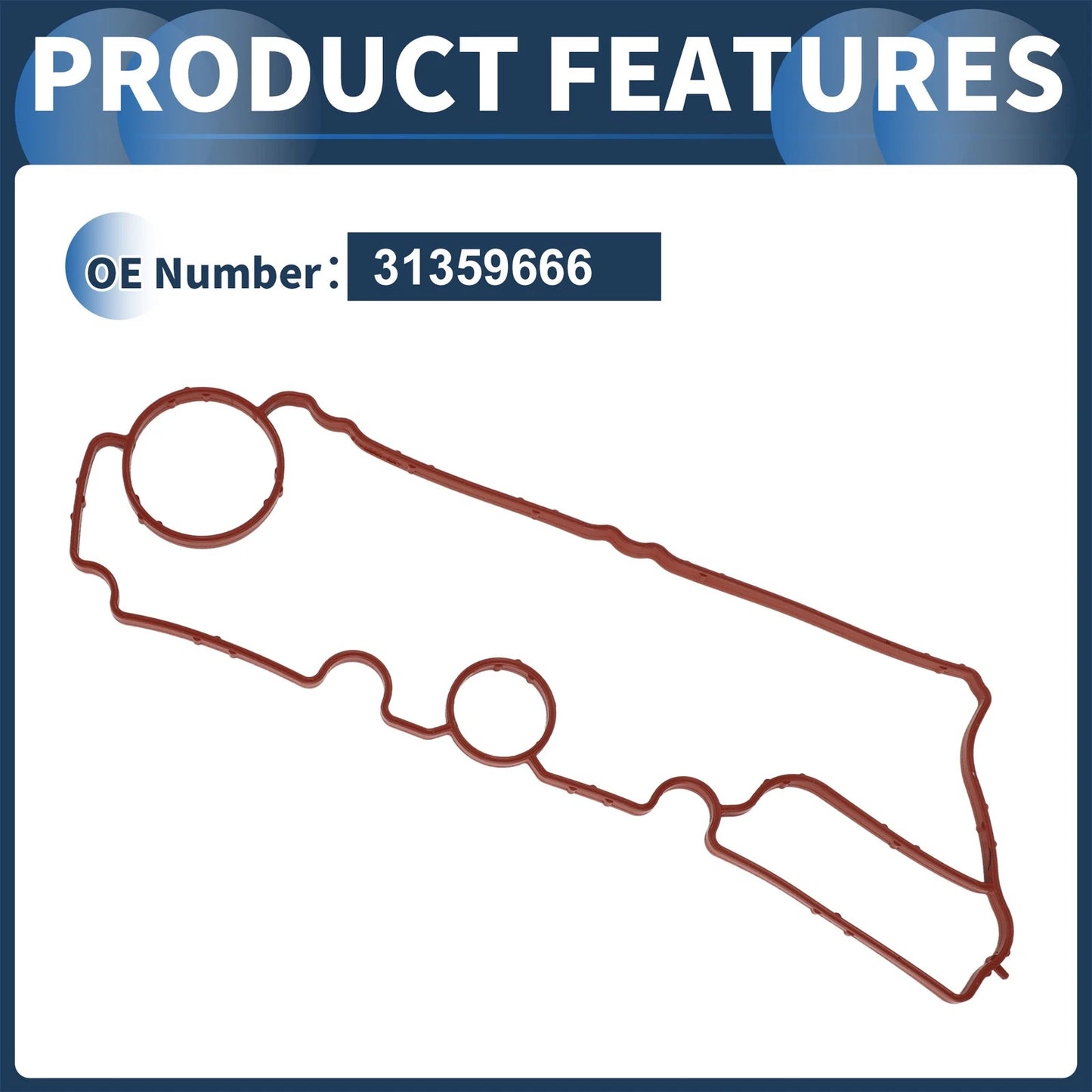 Valve Cover Gasket for Volvo S60 S90 XC60 (2017-2023)