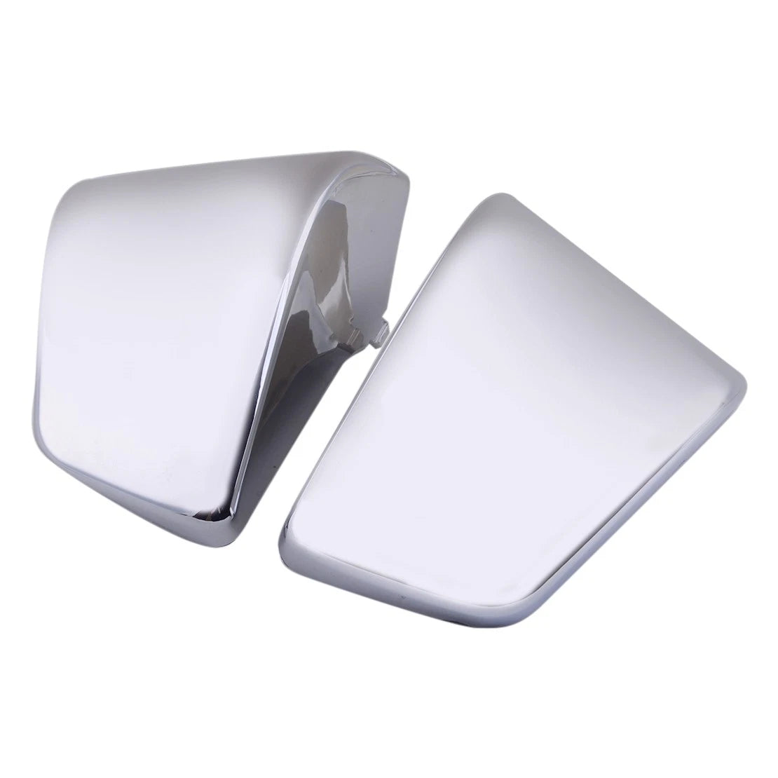 Silver Battery Side Fairing Covers for Honda Shadow ACE VT400 (1997-2003)