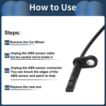ABS Wheel Speed Sensor Front for Jeep Grand Cherokee