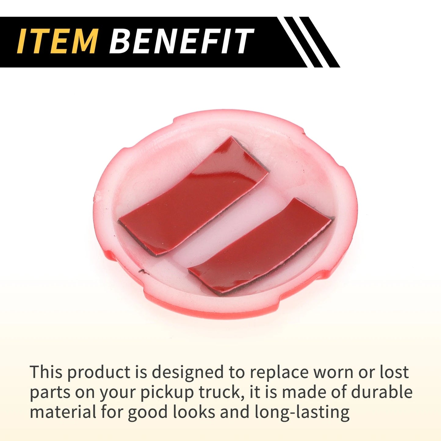3 x Car Exterior Door Key Jack Covers for Jeep Wrangler JL JLU 2018-2022 Red