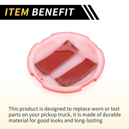 3 x Car Exterior Door Key Jack Covers for Jeep Wrangler JL JLU 2018-2022 Red
