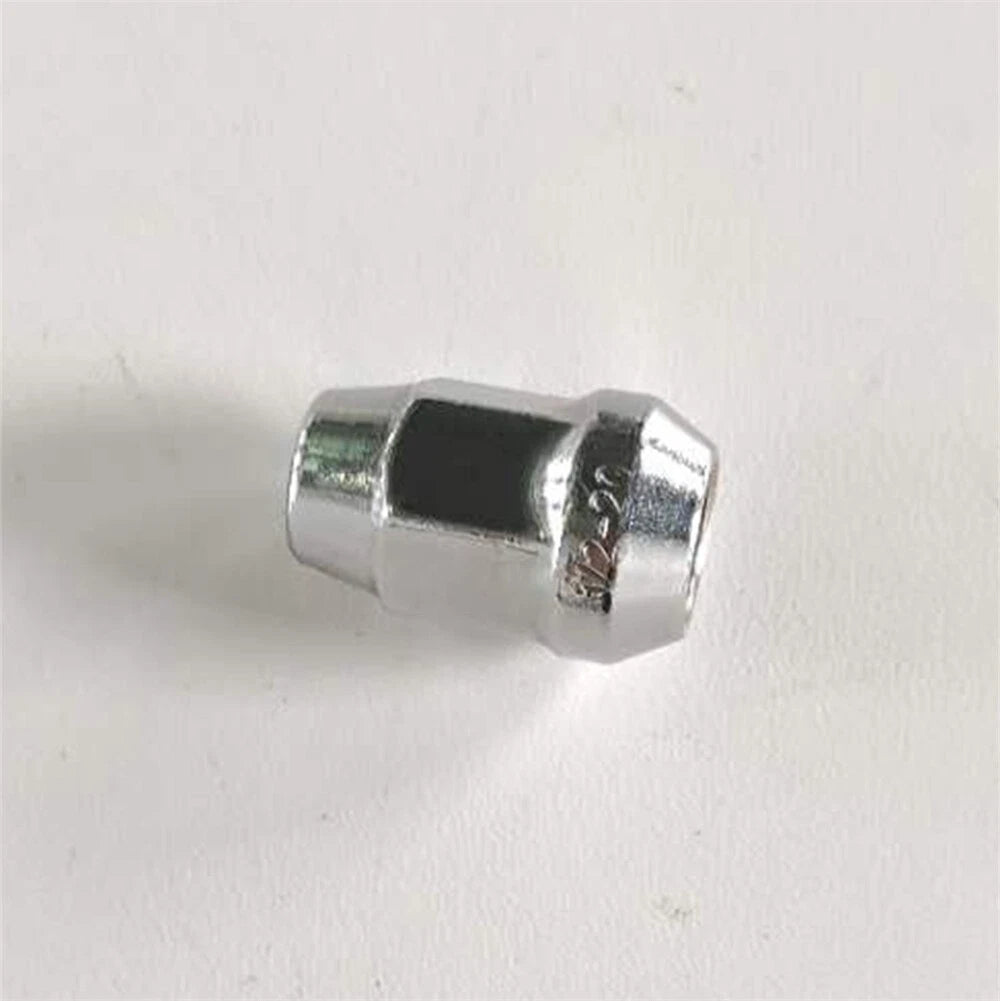 20 x Silver Wheel Nuts 1/2-20 for Jeep Cherokee, Wrangler, Dodge RAM