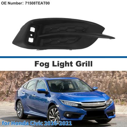 Rear Left Fog Light Grill for Honda Civic (2016-2021)