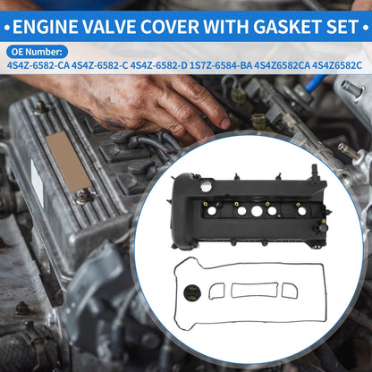Engine Valve Cover for Ford Escape 2.3L (2005-2008) Black