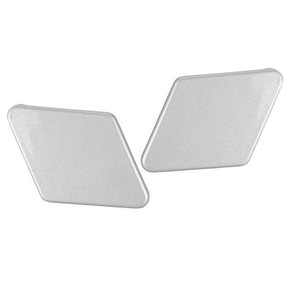 Silver Front Bumper Headlight Washer Covers for BMW 3 Series (2007-2013)