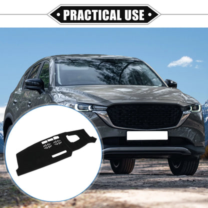 Dashboard Cover Mat Protector for Mazda CX-5 2016-2023 Black