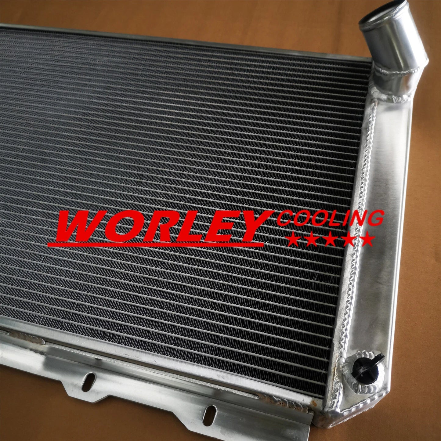3 Row Aluminum Radiator for Chevy Hot/Street Rod 6 Cyl. w/Tranny Cooler (1938)