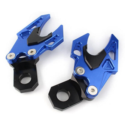 CNC Rear Chain Adjuster for Honda CB650F (2014-2018) - Blue