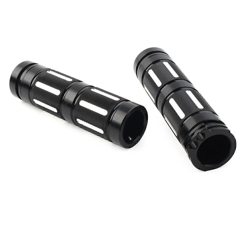 CNC 1" Motorcycle Handlebar Hand Grips for Harley Dyna Wide Glide EFI