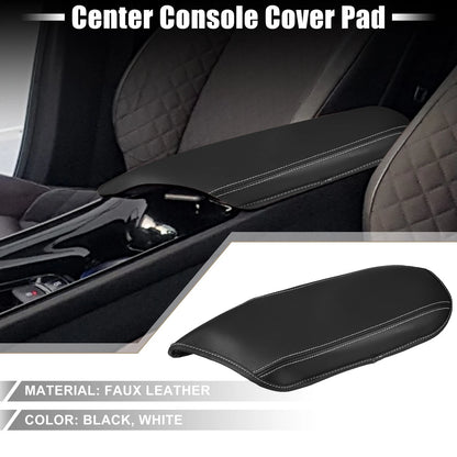 Center Console Armrest Cover for Toyota C-HR (2016-2022) Black White