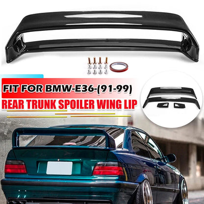 US Carbon Black Rear Trunk Spoiler Wing for BMW 3 Series E36 M3 (1992-1998)