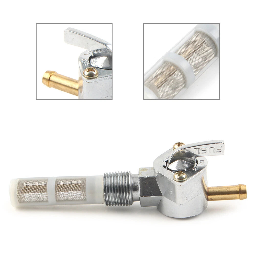 3/8" Fuel Gas Tank Valve Petcock for Harley Road King, Softail, Dyna